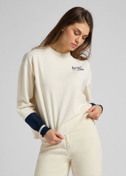 DAMSKA BLUZA LEE CUT & SEW RAGLAN SWS SHARK TOOTH L36UTXQB 112107925. Bluzy Lee, l, bez wzorów, bez ramiączek, bez kaptura. W wyprzedaży za 49.99 zł.