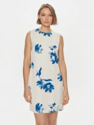 Calvin Klein Sukienka letnia K20K207038 Biały Regular Fit. Białe sukienki Calvin Klein, bez wzorów, z wiskozy, bez kołnierzyka, bez ramiączek. Za 459.99 zł.
