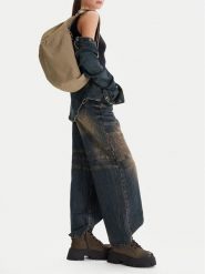 Guess Jeans Torebka CWBEO-GUESS-M-002-09 Zielony. Zielone torebki klasyczne Guess Jeans, z aplikacjami, z jeansu, bez dodatków. Za 199.99 zł.