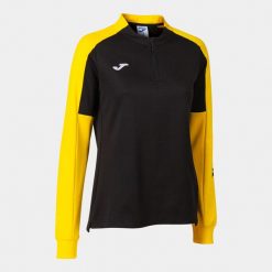 Bluza do piłki nożnej damska Joma Eco Championship. Czarne bluzy Joma, s, bez wzorów, z poliesteru, bez kaptura. Za 146.05 zł.