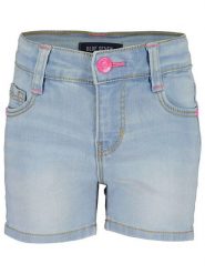Blue Seven Szorty dżinsowe w kolorze niebieskim rozmiar: 92. Niebieskie szorty Blue Seven, z aplikacjami, ze skóry, klasyczne. Za 70.95 zł.