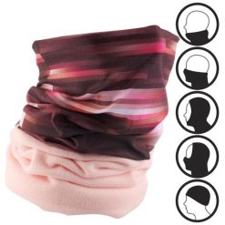 Komin narciarski dla dorosłych Wedze Hug. Czerwone szaliki i kominy WED'ZE, na zimę, bez wzorów, z dżerseju. Za 24.99 zł.