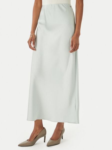 Calvin Klein Spódnica maxi LV044F621G Zielony Regular Fit. Zielone spódnice Calvin Klein, l, bez wzorów, z syntetyku, maxi. Za 283.99 zł.