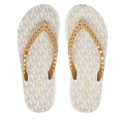 Japonki MICHAEL Michael Kors. Białe japonki MICHAEL Michael Kors, bez wzorów. Za 249.99 zł.