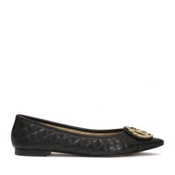 Baleriny Kazar. Czarne baleriny Kazar, bez wzorów, bez obcasa, bez zapięcia. Za 384.00 zł.