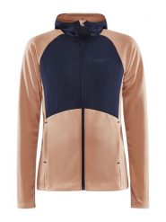 Craft ADV Essence Jersey Hood Jacket W – ciepła, wiatroszczelna damska bluza –. Szare bluzy z kapturem Craft, s, bez wzorów, z dżerseju, na fitness i siłownię. Za 215.50 zł.