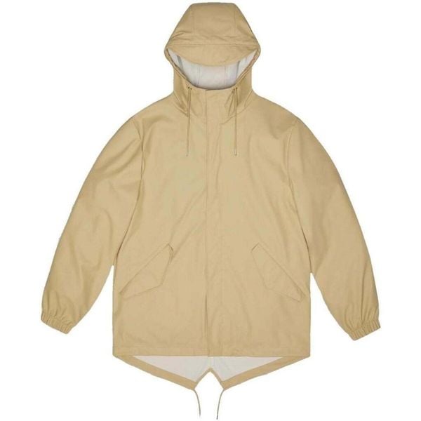 Kurtka RAINS FISHTAIL JACKET W3 Beżowy. Brązowe kurtki Rains, m, bez wzorów, z syntetyku, bez kaptura. Za 274.99 zł.