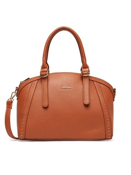 DeeZee Torebka C-DZE-S-013-08 Brązowy. Brązowe torebki klasyczne DeeZee, bez wzorów, z materiału, bez dodatków. Za 149.99 zł.