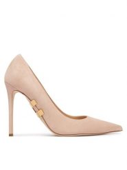 Elisabetta Franchi Szpilki SA-16L-62E2-590 Beżowy jasny. Brązowe szpilki Elisabetta Franchi, bez wzorów, ze skóry, bez obcasa, na szpilce, bez zapięcia. Za 2,509.00 zł.