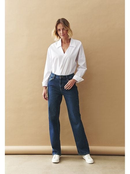 TATUUM Dżinsy "Tilly" - Regular fit - w kolorze niebieskim rozmiar: 38. Niebieskie jeansy Tatuum, z aplikacjami, ze skóry, klasyczne, z podwyższonym stanem. Za 224.52 zł.