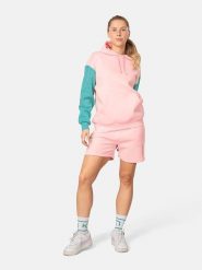 KARI TRAA Bluza "Anelie" w kolorze turkusowo-jasnoróżowym rozmiar: XL. Czerwone bluzy Kari Traa, xl, bez wzorów, z bawełny, z kapturem. Za 249.95 zł.