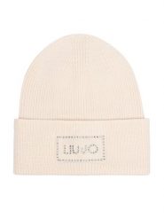 Liu Jo Czapka 2F6022 MA38S Kremowy. Białe czapki zimowe Liu Jo, bez wzorów, z poliesteru. Za 199.99 zł.