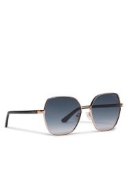 Guess Okulary przeciwsłoneczne GU00108 Czarny. Czarne okulary przeciwsłoneczne Guess, z aplikacjami, z tworzywa sztucznego, plastikowe. Za 349.99 zł.