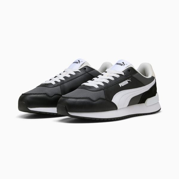 Puma Buty Adaptor 39840511. Czarne buty sportowe lifestyle Puma, bez wzorów, z gumy, bez zapięcia, trekkingowe. Za 171.60 zł.
