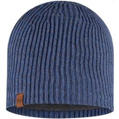 Czapka Buff Knitted & Fleece Hat. Niebieskie czapki zimowe Buff, bez wzorów, sportowe. Za 79.99 zł.