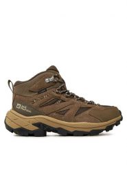 Jack Wolfskin Trekkingi Vojo Tour Mid W A62071 Brązowy. Brązowe buty trekkingowe Jack Wolfskin, bez wzorów, ze skóry, bez zapięcia, trekkingowe. Za 649.99 zł.
