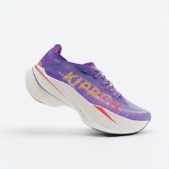 Buty do biegania damskie Kiprun KD900X LD+. Brązowe buty do biegania KIPRUN, bez wzorów, bez zapięcia, do biegania. Za 899.99 zł.