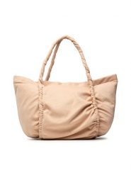 Sprandi Torebka BSU-S-098-88-07 Beżowy. Brązowe shopper bag Sprandi, bez wzorów, z materiału, bez dodatków. Za 159.99 zł.