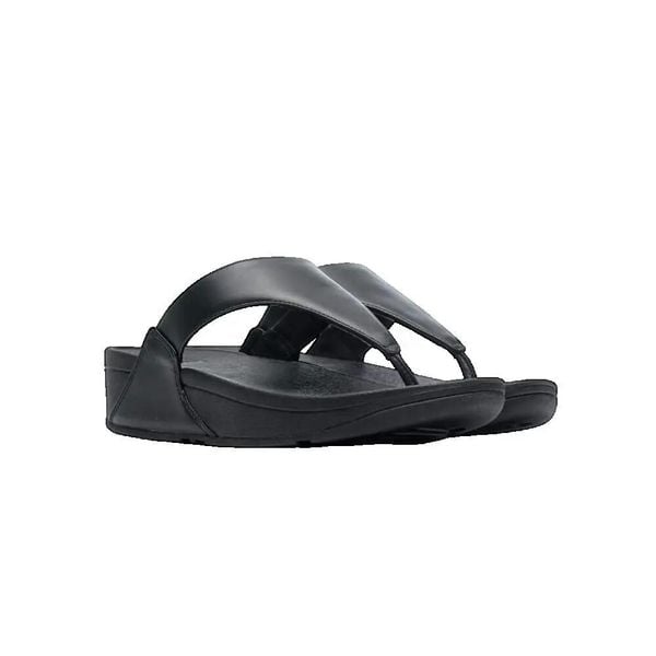 Sandały FitFlop z ergonomiczną podeszwą Microwobbleboard™. Czarne sandały Flip Flop, bez wzorów, z jeansu, eleganckie, bez obcasa, na koturnie, bez zapięcia. Za 421.00 zł.