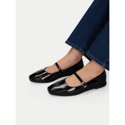 Baleriny JENNY. Czarne baleriny Jenny, bez wzorów, bez obcasa, bez zapięcia. Za 99.99 zł.