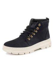 Natural world Skórzane botki w kolorze czarnym rozmiar: 38. Czarne botki Natural World, bez wzorów, z wełny, bez obcasa, bez zapięcia. Za 74.11 zł.