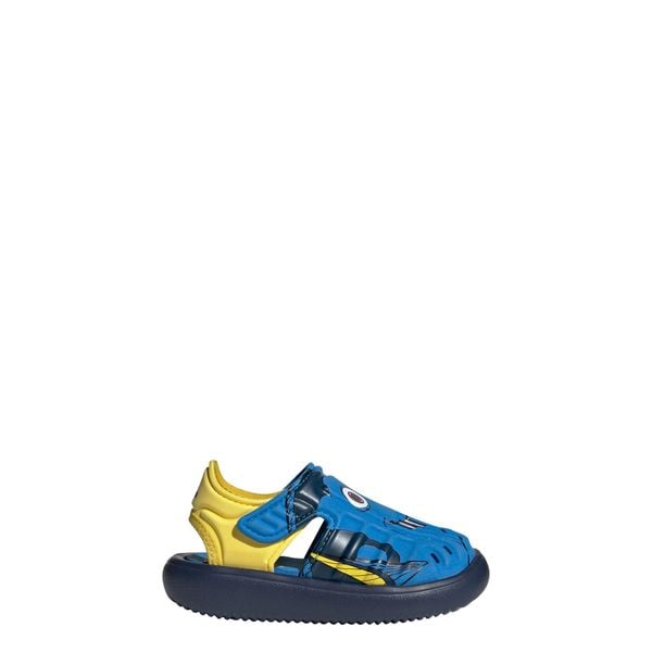 SANDAŁY ADIDAS PIXAR WATER DISNEY INFANT. Niebieskie sandały adidas, bez wzorów, klasyczne, bez obcasa, bez zapięcia. Za 191.60 zł.