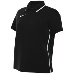 Koszulka damska Nike Dri-Fit Park 26 Polo. Czarne t-shirty sportowe Nike, bez wzorów, z poliesteru, bez ramiączek, dri-fit (nike). Za 89.99 zł.
