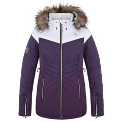 Kurtka narciarska Loap Okinora damska - wodoodporna i oddychająca. Fioletowe kurtki narciarskie LOOP, na zimę, bez wzorów, bez kaptura, narciarskie. Za 277.03 zł.