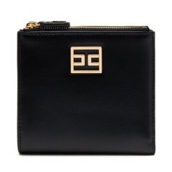 Mały Portfel Damski Elisabetta Franchi. Czarne portfele Elisabetta Franchi, bez wzorów. Za 849.99 zł.