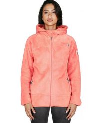 ANAPURNA Kurtka polarowa "Uternel" w kolorze łososiowym rozmiar: L. Pomarańczowe kurtki ANAPURNA, l, bez wzorów, z polaru, bez kaptura. Za 82.99 zł.