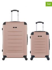 BlueStar 2-częściowy zestaw "Opera" w kolorze różowozłotym rozmiar: onesize. Różowe walizki BlueStar. Za 354.10 zł.
