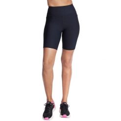 Rajstopy damskie Skechers GO FLEX RIB High Waisted 8 Inch Bike Short. Czarne rajstopy Skechers, bez wzorów, z nylonu. Za 390.00 zł.
