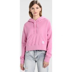Converse ESSENTIALS CROPPED HOODIE Bluza z kapturem light orchid. Niebieskie bluzy marki comma casual identity, z materiału, casualowe. W wyprzedaży za 287.10 zł.