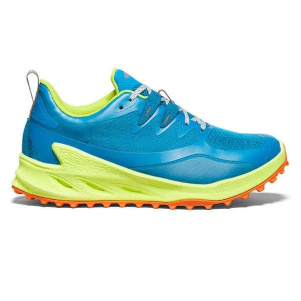 Buty trekkingowe damskie Keen Zionic WP. Niebieskie buty trekkingowe Keen, bez zapięcia. Za 502.55 zł.