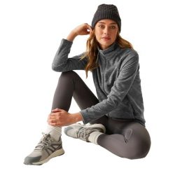 Bluza Polarowa Damska Pełen Suwak Mayse. Szare bluzy z kapturem Regatta, na zimę, l, bez wzorów, z elastanu, bez kaptura, na golfa. Za 124.99 zł.