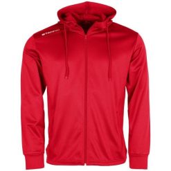 Bluza dresowa z kapturem zapinana na zamek Stanno Field. Czerwone bluzy STANNO, s, bez wzorów, z dresówki, sportowe, bez ramiączek, z kapturem. Za 171.50 zł.