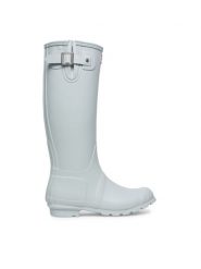 Hunter Kalosze HFW-005 Niebieski. Niebieskie kalosze Hunter, bez wzorów, z kauczuku, bez zapięcia. Za 279.99 zł.