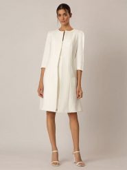 APART Płaszcz ślubny w kolorze białym rozmiar: 36. Białe płaszcze Apart, bez wzorów, bez kaptura. Za 304.95 zł.