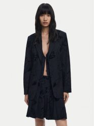 Desigual Marynarka Flockarty 25WWEW19 Czarny Regular Fit. Czarne marynarki i żakiety Desigual, xl, bez wzorów, z syntetyku, bez ramiączek. Za 459.99 zł.