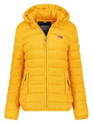 Geographical Norway Kurtka pikowana "Atikolor" w kolorze musztardowym rozmiar: XL. Żółte kurtki Geographical Norway, xl, bez wzorów, bez kaptura. Za 171.28 zł.