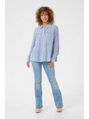 Kaffe Koszula w kolorze błękitnym rozmiar: 36. Niebieskie koszule Kaffe, s, bez wzorów, z wiskozy, klasyczne, bez kołnierzyka, bez ramiączek. Za 86.78 zł.