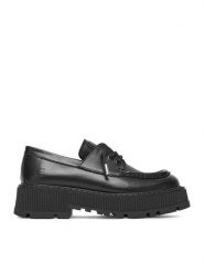 G-Star Raw Półbuty EO-ELIF-9010-25 Czarny. Czarne półbuty wsuwane G-Star Raw, bez wzorów, ze skóry, retro, bez obcasa, na płaskiej podeszwie. Za 259.99 zł.