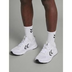 Buty do treningu biegowego Hummel Reach Flex. Białe buty treningowe Hummel, bez wzorów, bez zapięcia, na fitness i siłownię. Za 398.00 zł.