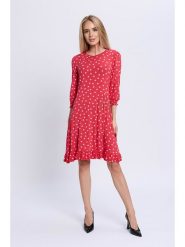 Marks & Spencer Sukienka w kolorze czerwonym rozmiar: 44. Czerwone sukienki Marks & Spencer, na co dzień, bez wzorów, bez kołnierzyka, bez ramiączek, mini, proste. Za 75.16 zł.