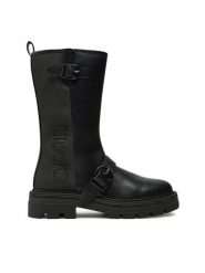 Liu Jo Botki Taylor 805 4F4703 EX263 Czarny. Czarne botki Liu Jo, bez wzorów, ze skóry, bez obcasa, na płaskiej podeszwie, bez zapięcia. Za 649.99 zł.