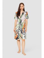 Féraud Sukienka w kolorze kremowo-zielono-czarnym rozmiar: 44. Brązowe sukienki Féraud, bez wzorów, bez kołnierzyka, bez ramiączek, midi. Za 189.29 zł.