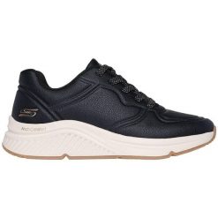 Buty sportowe damskie Skechers Bobs Arch Comfort B. Czarne buty sportowe lifestyle Skechers, bez wzorów, z materiału, sportowe, bez zapięcia, skechers sport. Za 323.00 zł.
