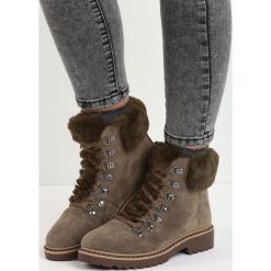 Khaki Traperki Elapsed Time. Traperki marki Born2be. Za 64.99 zł.