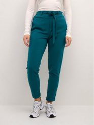 Kaffe Spodnie materiałowe Jillian 10501516 Niebieski Regular Fit. Niebieskie spodnie materiałowe Kaffe, bez wzorów, z materiału. Za 139.99 zł.