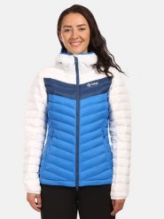 Kilpi Kurtka puchowa "Pyramiden" w kolorze niebiesko-białym rozmiar: 38. Białe kurtki Kilpi, bez wzorów, z materiału, bez kaptura. Za 491.99 zł.